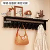 Perchero de pared con forma de tecla de piano de madera maciza, perchero de pared para dormitorio, recibidor o detrás de la puerta de entrada, perchero para abrigos y sombreros sin necesidad de taladrar