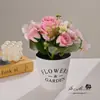 Flores Artificiales, Rosas, Hortensias, Bonsáis Pequeños, Flores Artificiales Creativas, Adornos de Decoración para Estudio Fotográfico en Casa, Plantas Verdes Artificiales, Plantas Artificiales en Maceta