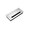 Tapa para Agujero de Cable de Escritorio con Cepillo Amortiguador, Caja de Gestión de Cables, Tapa Decorativa para Cables de Escritorio, Placa Cuadrada para Cubrir Cables de Mesa de Conferencias