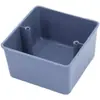 Caja de Placa de Circuito Caja de Empalme de Tres Vías 86 Metal Aleación de Aluminio Cableado de Agua Montaje en Superficie Caja Inferior Carcasa de Caja Abierta de Aluminio