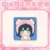 Serie de Accesorios para la Cabeza de Kimetsu no Yaiba Insignias Cuadradas: Mitsuri, Daki, Kamado, Nezuko, Tanjiro, Artículos de Hojalata
