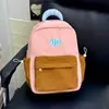 Mochila Cruzada de Alta Gama Retro con Bloques de Color de un Solo Hombro con Textura, Gran Capacidad, Moda Estudiantil Moderna Versátil