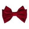 Outono e inverno veludo arco grampo de cabelo retro estilo de Hong Kong faixa de abas largas gancho de cabelo grande anel de cabelo intestinal vermelho ano novo headwear