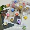 Venta Caliente Transfronteriza tamaño pequeño Pinza Flor de Huevo Broche de Flor de Bauhinia de Alta Calidad Clip de Gelatina con Pintura de Goma Mate