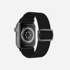 Adecuado para correa tejida de Apple, correa de nailon para Apple Watch, correa para iWatch, estilo étnico, línea de hebilla plana