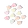 Cuentas acrílicas agrietadas con forma de corazón de melocotón, estrellas, amor, agujero recto, cuentas explosivas, hechas a mano, collar, pulsera, cuentas