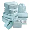 Conjunto de Bolsas de Armazenamento para Viagem Amazon, Conjunto de Bolsas Organizadoras de Roupa para Mala de Viagem de Sete Peças