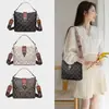 Bolso Estampado Sensual para Mujer 2025 Nuevo Gran Capacidad Retro Letra Bolso de Hombro Portátil Bolso Cubo Mayoreo