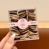 Diadema Marrón para el Pulgar para Niñas Pequeñas, Alta Elasticidad y Sin Daño al Cabello, Goma para el Cabello para Bebés y Niños Pequeños, Goma Elástica Pequeña Chirp