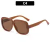 Nuevas Gafas de Sol de Marco Grande Irregulares Transfronterizas Europeas Americanas Gafas de Sol Estilo Celebridad de Internet ins Gafas de Sol de Personalidad de Gama Alta