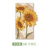 Lámpara de Ambiente Estilo Ins Nórdico Pintura Decorativa Pasillo Pintura Colgante Sala de Estar Entrada Pintura de Porcelana de Cristal Nueva Pintura de Pared de Flores Tridimensional