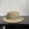 Nuevo Sombrero de Paja Plano para Sol para Parejas, Primavera, Verano y Otoño 2026, Moda Versátil, Protección Solar para Viajes, Sombrero de Sol de Paja