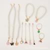 Accesorios de la Copa Stanley cadena de perlas colgante de mariposa llavero cadena para funda de teléfono cadena para vaso de agua colgante para muñeca DIY
