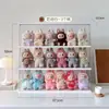 Caixa de Exibição Labubu Caixa Surpresa Transparente Suporte de Exibição para Armazenamento Adequado para Vitrine de Exibição de Figuras Labubu Pop Mart