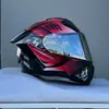 Casco Abierto de Motocicleta Ff Casco de Motocicleta de Media Temporada con Doble Lente Casco Integral de Motocicleta para Hombre y Mujer Vehículo Eléctrico