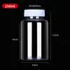 En Stock Al Por Mayor Botellas de Plástico Transparentes de Boca Ancha 50ml 100ml Botellas Dispensadoras Cápsulas Pet Botellas Pequeñas para Medicamentos Botellas de Boca Ancha