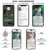 Collar Anti-pérdida para Gatos Nuevo Transfronterizo Localizador Inteligente de Código QR para Mascotas Cubierta Protectora para Collar de Gato Airtag en stock