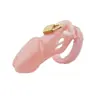 Cobra/Silicone/Resina/Olho de Águia Trava de Castidade Masculina Gaiola de Castidade Cd Coleção