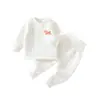 Conjunto de Ropa Interior Térmica para Bebés y Niños, Ropa Interior Térmica Fina Acolchada de Algodón para Niñas y Niños, Ropa de Dormir para el Hogar para Otoño e Invierno