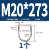 Abrazadera en U de Acero Inoxidable 304/316 Abrazadera en U Abrazadera para Tubería Clip MM6M8M10M12-M24