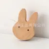 Ganchos de Madera Maciza con Forma de Estrella, Lindos Ganchos Decorativos de Luna Adhesivos, Ganchos de Madera Simples para Pared sin Taladro, Flor Nube