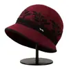Gorro de Invierno para Personas de Mediana Edad y Mayores Mamá Gorro Cálido de Felpa para Personas Mayores Gorro de Punto de Algodón para Abuela Protección de Orejas Gorro de Lana para Señora Mayor