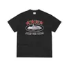 Tendencia a Largo Plazo de Marcas de Moda con Estampados de Logotipos de Letras, Camisetas Casuales Sueltas de Algodón de Manga Corta para Verano Estilo Callejero para Hombres y Mujeres