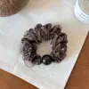 Goma para el pelo de perlas florales estilo coreano para mujer, accesorio para el pelo moderno de alta gama, goma elástica para el pelo de alta elasticidad