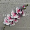 Orquídeas Phalaenopsis Artificiais de 9 Flores no Atacado, Flores Decorativas Nórdicas para Mesa de Jantar, Decoração Suave para Montagem de Cenário de Casamento, Orquídeas Phalaenopsis Falsas