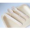Cuchillo, Tenedor y Cuchara de Madera de Abedul, Cuchara de Madera Biodegradable de Grado Alimenticio, Cuchara de Postre Estilo Occidental, Productos Desechables de Madera, Vajilla Ecológica al por Mayor