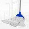 Fregona de cera de hilo de algodón de acero inoxidable Lanshi, fregona de ahorro de mano de obra para el hogar, fregona para limpieza de pisos de madera, cabezal de fregona de hilo de algodón absorbente