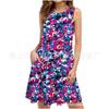 Vestido playero holgado con estampado para mujer, disponible en 2025, superventas transfronterizo, popular en Amazon, Europa y América.