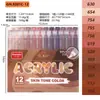 Caneta Marcadora Acrílica Líquida Reta Guangna 8101 120/240 Cores Ponta Macia para Estudante Arte DIY Pintura à Mão Caneta de Grafite