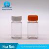 Garrafa líquida plástica simples transparente personalizada do ANIMAL DE ESTIMAÇÃO da cor 20ml com tampão de parafuso interno da tomada