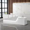Balcão de Bar Caixa Balcão de Recepção Loja Moderna Salão de Beleza Balcão Supermercado Minimalista Canto Curvo Novo Luxo Leve