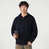 Suéter Masculino Outono e Inverno Casual Masculino Meia-Zip Malha Quente Roupas Marca Tendência Tops e Jaquetas Soltas para Homens