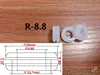 Anel de Borracha Plug de Furo Manga Protetora Silicone Anel Protetor de Fio Unilateral Dupla Face Anel Passa-Fio Anel de Tomada Anel de Vedação
