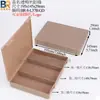 Caja de plástico transparente para accesorios de somier, caja de almacenamiento para piezas de baterías, caja de clasificación de herramientas