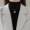 [Acero de Titanio] Estilo Fresco Tendencia Cisne Cadena para Clavícula Collar para Mujer Estilo Coreano Casual Estudiante Personalizado Colgante de Cuello Completo de Diamante