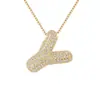 Collar Nuevo Estilo Europeo y Americano 2024 con Incrustaciones Collar de 26 Letras Burbuja Moda para Mujer Regalo de Cumpleaños Joyería