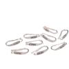 Pendientes de gancho para la oreja con microincrustaciones de diamantes de lujo de cobre de moda simple, joyería hecha a mano DIY, accesorios para pendientes