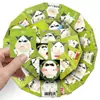 50 Piezas de Pegatinas de Emoticonos de Vaca de Pastizal, Graffiti Divertido y Creativo de Animales, Decoración para Computadora, Pegatinas para Auriculares de Coche