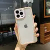 Nuevo Estuche de Comercio Exterior 17Pm de Agujeros Finos Bicolor Tres en Uno Adecuado para el Teléfono Apple 16, Cubierta Transparente de Acrílico de Color Contrastante 13