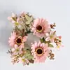 Guirlanda de Velas com 3 Margaridas Jantar Romântico de Dia dos Namorados Decorações de Mesa Adereços para Sessão de Fotos Decoração de Mesa