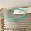 Diadema Coreana de Verano con Textura Fresca de Color Ácido Acético Antideslizante con Dientes Extra Simple Viento Básico Lavar Cara Presión Cabello Diadema