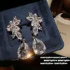 Brincos de Gema Gota de Pétala de Fada Conjunto de Joias Colorido Colar Flor Cortada Rosa Anel conjunto