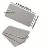 Material de acero inoxidable para láser versión ligera logo DIY colgante militar de acero inoxidable etiqueta redonda larga