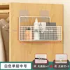 Detrás del gancho de la puerta entrada ropa y sombrero artefacto estante de almacenamiento de pared montado en la pared sin perforaciones dormitorio armario lateral percha