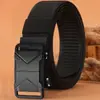Nuevo Modelo de Comercio Exterior Transfronterizo para Hombre Hebilla Automática Nylon Tejido Ropa de Trabajo para Exteriores Casual Táctico Cinturón Fabricante en Stock