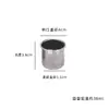 Taza de Tubo Recto de Acero Inoxidable 304 Sin Asa, Taza Medidora, Taza de Hierro, 1000ml, 3000ml Cilindro Recto